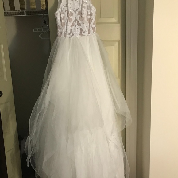 Modcloth Bariano maxi dress size 6 bridal NWT - Picture 2 of 5